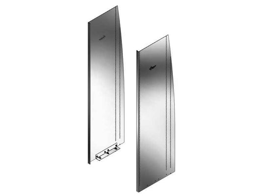 Shelving End Panel Kit for 2007+ Mercedes-Benz Sprinter, 17"D x 58"H, Bulk Buy
