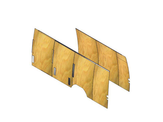 Wall Liner Kit for 2007-2024 Mercedes-Benz Sprinter 170" Extended Wheelbase High Roof