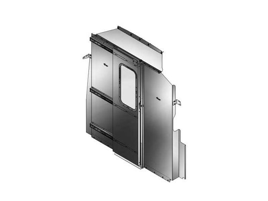 Windowed Sliding Door Safety Partition for 2012+ Nissan NV2500/3500 High Roof