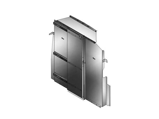 Solid Sliding Door Safety Partition for 2012+ Nissan NV2500/3500 High Roof