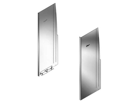 Shelving End Panel Kit for 2012+ Nissan NV, 16"D x 46"H, Bulk Buy