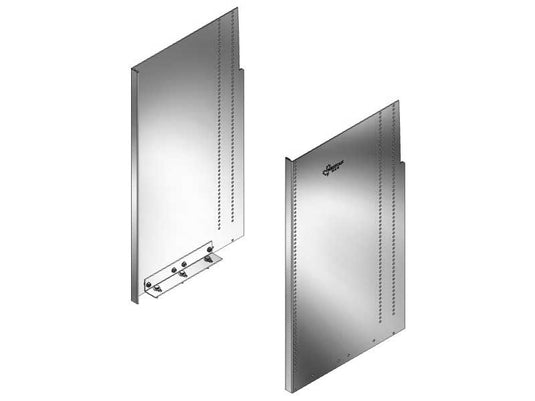 Shelving End Panel Kit for 2012+ Nissan NV, 16"D x 30"H