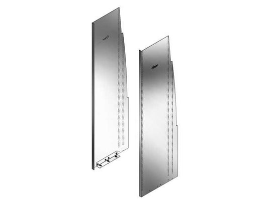 Shelving End Panel Kit for 2012+ Nissan NV2500/3500, 16"D x 62"H
