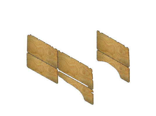 Plywood Wall Liner Kit for 2012-2020 Nissan NV Standard Roof