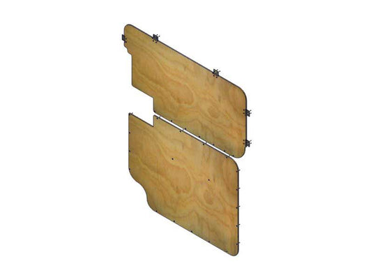 Plywood Passenger Side Sliding Door Liner Kit for 2012-2021 Nissan NV Standard Roof