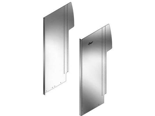 Shelving End Panel Kit for 2014+ Ford Transit Connect, 19-5/8"D x 42"H