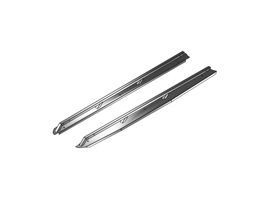 Smooth Rail Caps for 2008-2019 Chevrolet Silverado 3500 / GMC Sierra 3500 Long Box Dually