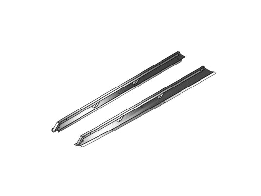 Smooth Rail Caps for 2017-2022 Ford Super Duty Long Box & Dually