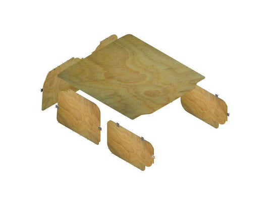 Full Plywood Liner Kit for 2013-2021 Nissan NV200 / Chevrolet City Express Standard Roof