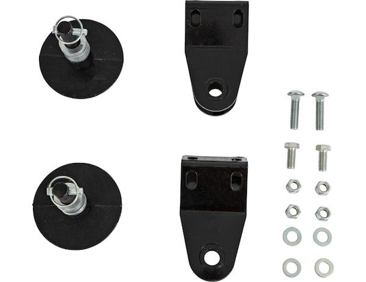 SAM Heavy Duty Shoe Brackets and Hardware for Fisher® and Western® Snow Plows - Replaces Fisher and Western