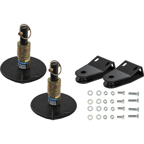 SAM Heavy Duty Shoe Assembly for Fisher® and Western® Snow Plows - Complete Kit (Includes Casting, Brackets, and Hardware) - Replaces Fisher and Western