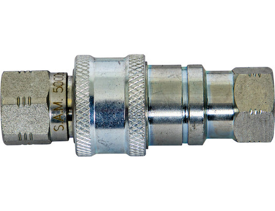 SAM Male Coupler 3/4-16 Valve Block Side Low Spill-Replaces Meyer