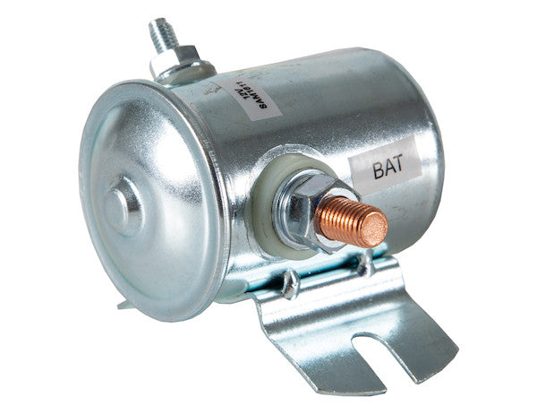 Load image into Gallery viewer, Continuous Duty 12 Volt Steel Case Insulated Solenoid GND To Activate
