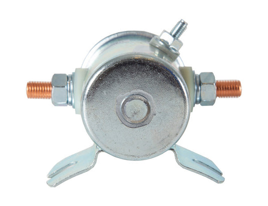 Continuous Duty 12 Volt Steel Case Insulated Solenoid GND To Activate