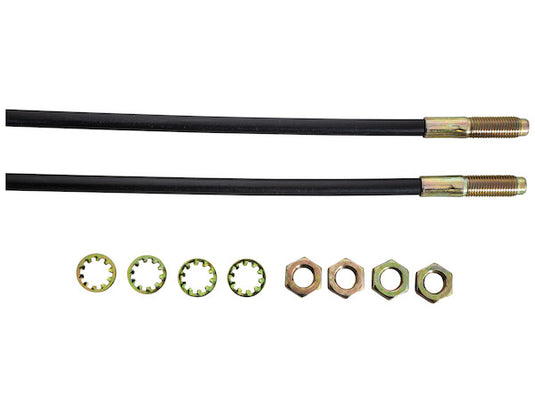 SAM 22 Inch Black Flexible Blade Guides With Hardware