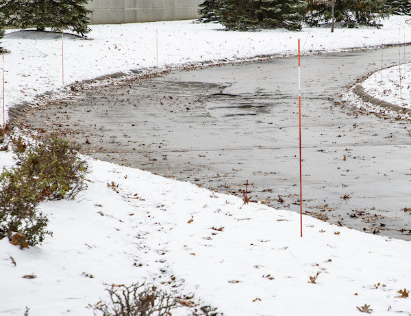 Load image into Gallery viewer, 5/16 x 28 Inch Orange Driveway Marker
