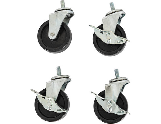 SAM Rol-A-Blade Caster Replacement Kit - 3 Standard/1 Locking