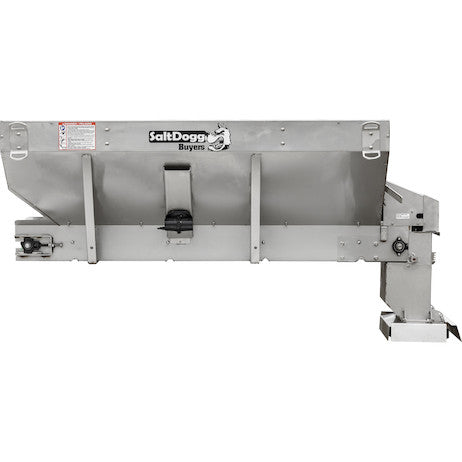 SALTDOGG® ELECTRIC STAINLESS HOPPER SPREADER WITH PINTLE CHAIN CONVEYOR