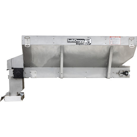 Load image into Gallery viewer, SALTDOGG® ELECTRIC STAINLESS HOPPER SPREADER WITH PINTLE CHAIN CONVEYOR

