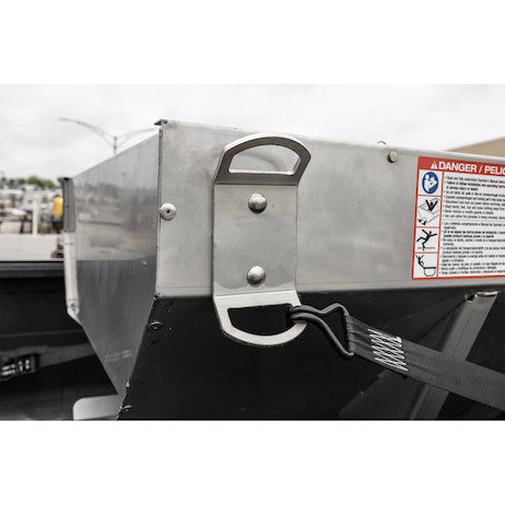 Load image into Gallery viewer, SALTDOGG® ELECTRIC STAINLESS HOPPER SPREADER WITH PINTLE CHAIN CONVEYOR
