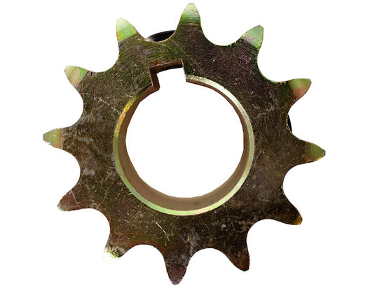 Replacement 1 Inch 12-Tooth Yellow Zinc Engine Sprocket with Set Screws for