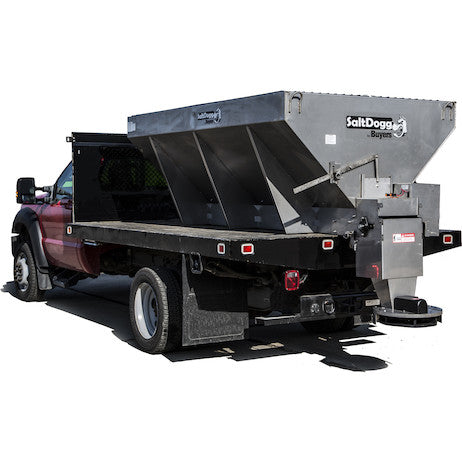 SALTDOGG® 2.5-5.5 CUBIC YARD ELECTRIC CONVEYOR CHAIN SPREADER - 10FT