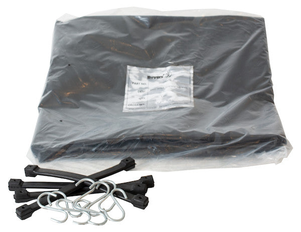 Load image into Gallery viewer, Replacement 8 Foot Tarp Kit for 96 x 47 Inch SCH Hopper for SaltDogg® 1400 Series Spreaders
