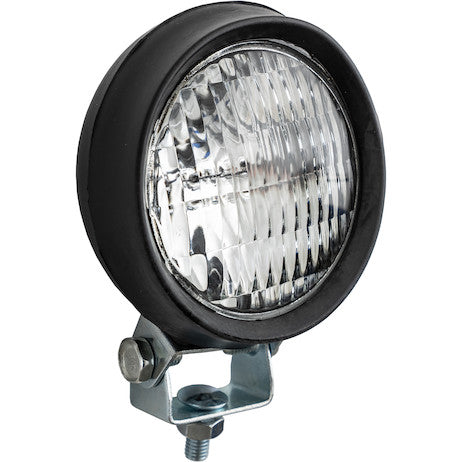 Load image into Gallery viewer, 5 Inch Clear Round Incandescent Flood Light - Black Housing
