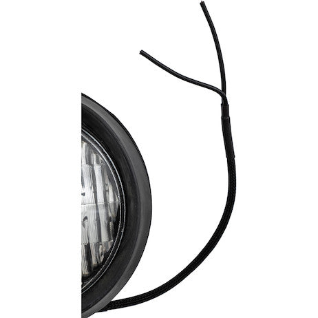Load image into Gallery viewer, 5 Inch Clear Round Incandescent Flood Light - Black Housing
