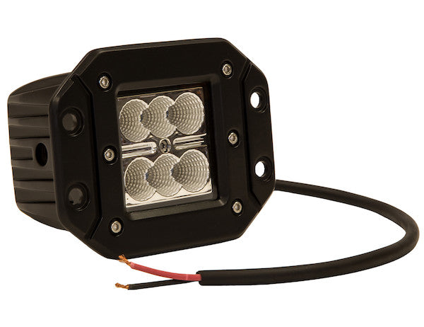 Load image into Gallery viewer, 3 Inch Square LED Clear Recessed Flood Light
