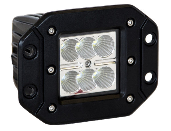 Load image into Gallery viewer, 3 Inch Square LED Clear Recessed Flood Light
