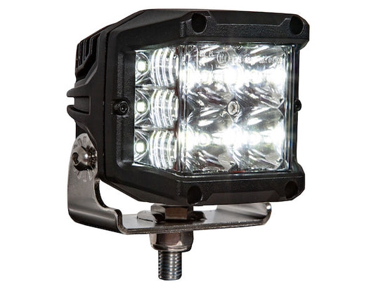 Ultra Bright Wide Angle 4 Inch by 3 Inch Rectangular LED Clear Spot-Flood Combination Light