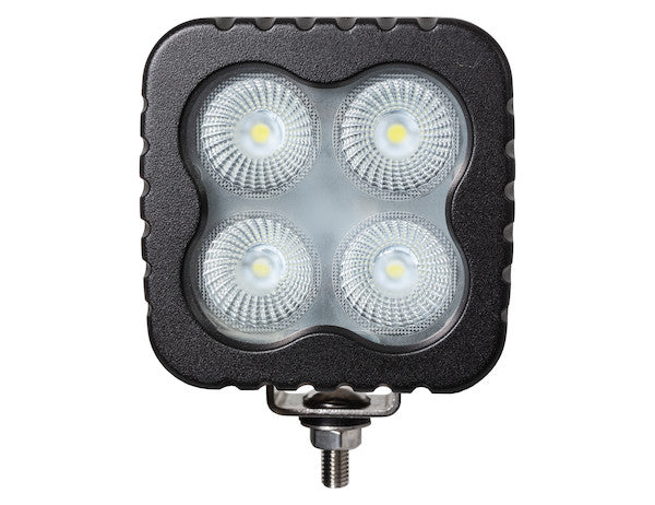 Load image into Gallery viewer, Heated 4 Inch Square LED Flood Light - Clear
