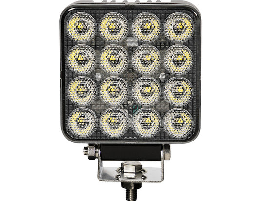 Ultra Bright 4.5 Inch LED Combination Flood/Strobe Light - Square