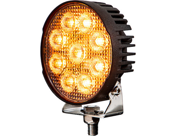 Load image into Gallery viewer, Ultra Bright 4.5 Inch Wide LED Flood Light with Strobe - Round Lens
