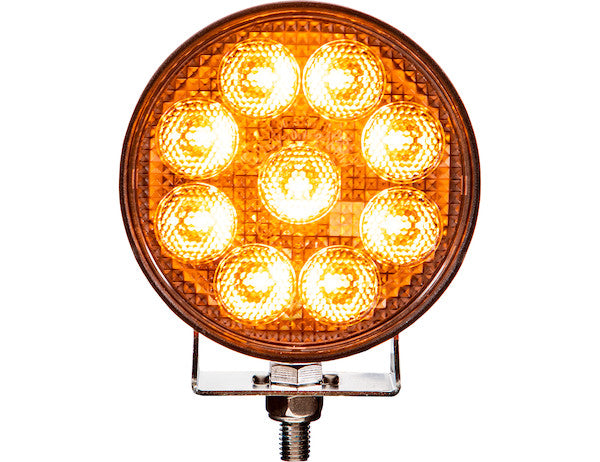 Load image into Gallery viewer, Ultra Bright 4.5 Inch Wide LED Flood Light with Strobe - Round Lens
