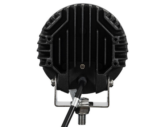Ultra Bright 4.5 Inch Wide LED Flood Light with Strobe - Round Lens