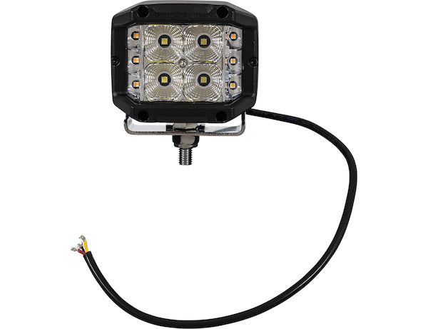 Load image into Gallery viewer, 4 Inch Wide LED Flood Light with Strobe - Square Lens

