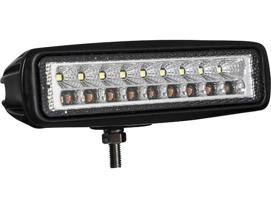 6.5 Inch LED Flood Light with Strobe - Rectangular Lens