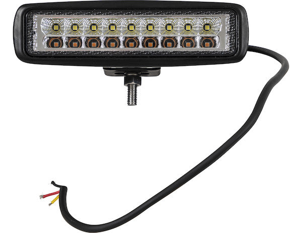 Load image into Gallery viewer, 6.5 Inch LED Flood Light with Strobe - Rectangular Lens
