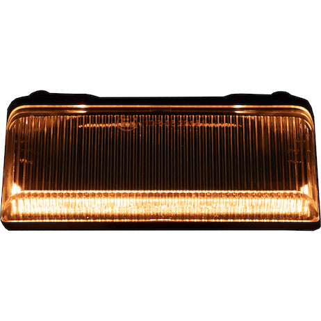 3.5 Inch LED Backup/Flood Light with Amber Strobe