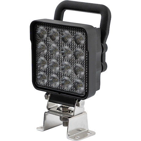4.25 Inch Square LED Flood Light with Handle and Switch