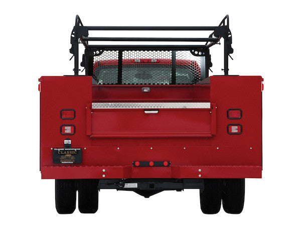 Load image into Gallery viewer, Black Window Screen 19x62 Inch-Use with 1501200/1501210 Service Body Ladder Rack
