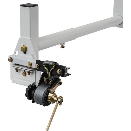Load image into Gallery viewer, Ratchet Strap Mount with Ratcheting Tie Down for Van Ladder Racks
