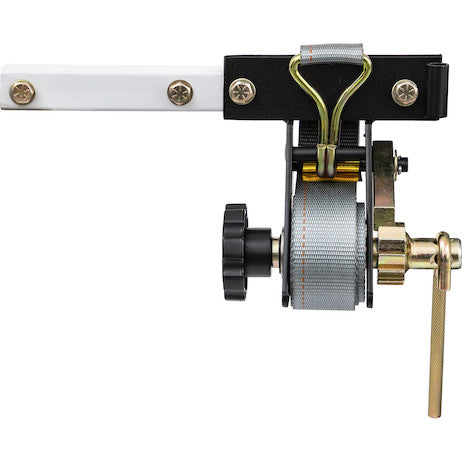 Load image into Gallery viewer, Ratchet Strap Mount with Ratcheting Tie Down for Van Ladder Racks
