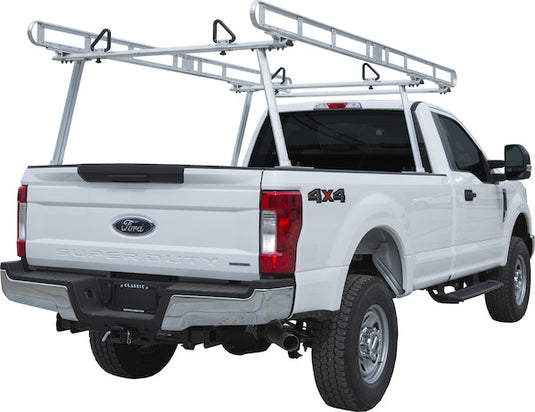 Black Powder-Coated Aluminum Truck Ladder Rack