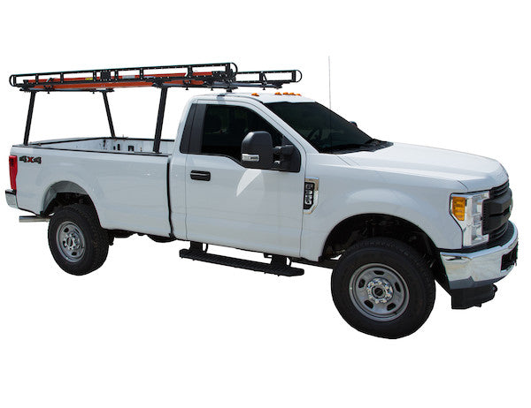 Load image into Gallery viewer, Black Powder-Coated Aluminum Truck Ladder Rack
