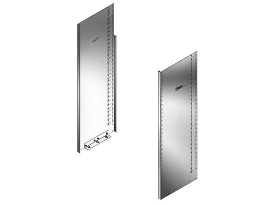 Cube Van Shelving End Panel Kit, 16"D x 48"H