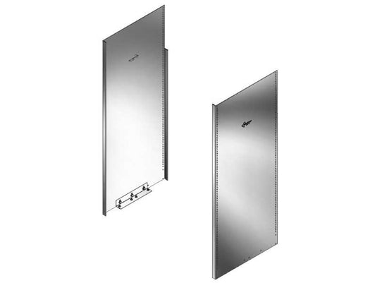 Cube Van Shelving End Panel Kit, 20"D x 48"H