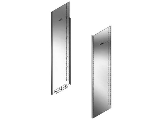 Cube Van Shelving End Panel Kit, 16"D x 62"H, Bulk Buy